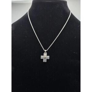 Retired James Avery “Heart of Gold” Pendant chain, 14k + 925